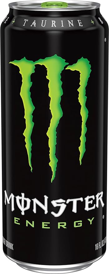 Monster Energy Drink Green Original 16 Ounce (Pack of 12)