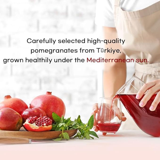 ChunhoNcare Korean Pomegranate Juice Made with Turkish Pomegranate No Additives Resealable Pouch HACCP Certified (70mlx30pouches)