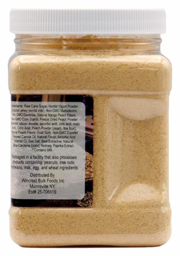 Peach Mango Smoothie Mix - 1.5 Lb Container (24 Oz)