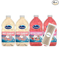 Ocean Spray White Cran Strawberry and White Cranberry Juice Drink 64 fl oz Plastic Bottles 4 Pack + 15 Sugarcane Disposable Straws by KOOL8SHOP Infinite Deals