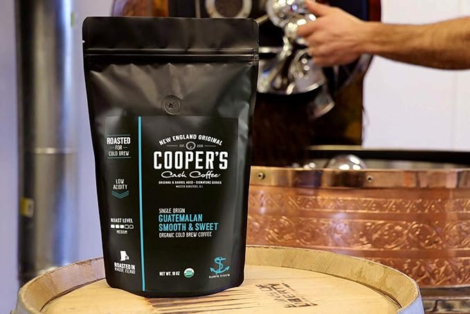 Organic Cold Brew Coffee - Guatemalan Coffee Beans - Ground Medium Roast 2 lb and Single Origin Peruvian Coarsely Ground - Medium Roast 1lb