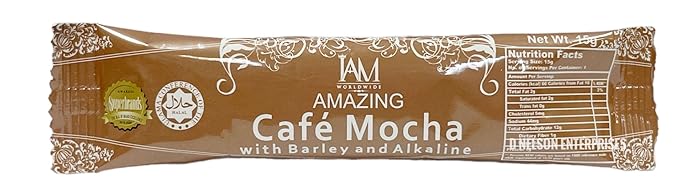 AMAZING CAFE LATTE WITH BARLEY &amp ALKALINE (CAFE MOCHA)