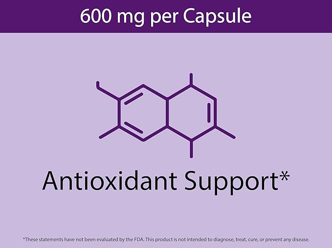 KOYAH - Organic Acai Capsules - Freeze-Dried 600 mg Vegan Gluten-Free Non-GMO. Antioxidant Support. 60 Capsules