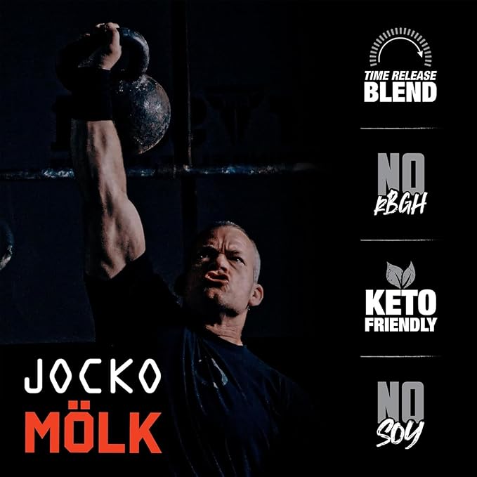 Jocko Fuel Protein Bundle (2 Pack) - Chocolate Peanut Butter (2lb) + Vanilla (2lb) - Supports Muscle Recovery &amp Growth