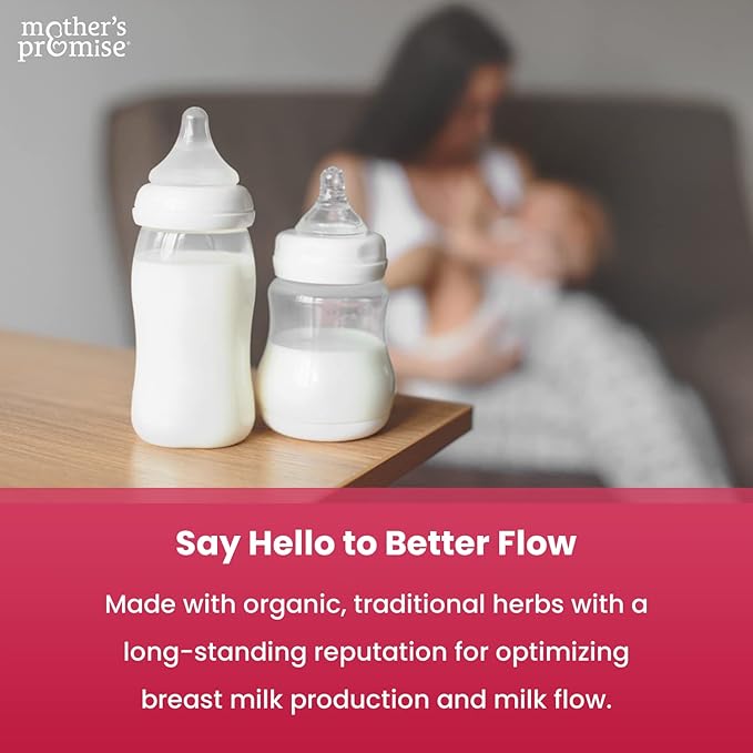 Mother's Promise Lactation Supplement Gummies for Breast Milk Production Increase | Postnatal Lactation Support for Breastfeeding Nursing &amp Lactating with Fenugreek Moringa &amp Milk Thistle |