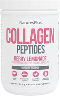 NaturesPlus Collagen Peptides Berry Lemonade - 0.8 lb Powder - Hair Skin Nail &amp Joint Health Immune System Support - Non-GMO Gluten Free - 14 Servings