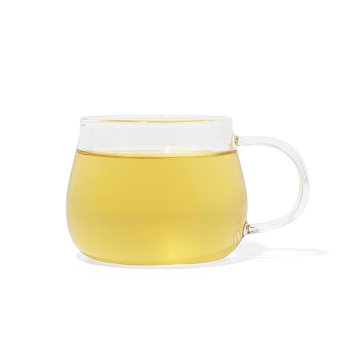 Lemon Green Tea by Mindful Moon – Energizing Green Tea with Zesty Lemon Peel &amp Lemongrass – Caffeinated Loose Leaf (Large)