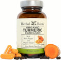 Herbal Roots - Turmeric Curcumin Capsules - Extra Strength - 1000mg Pure Organic Turmeric Supplement 95% Standardized Curcumin Extract with BioPerine Pepper and Ginger