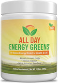 IVL - All Day Energy Greens - Supplement Powder Mix Drink Greens Powder Superfood - Super Greens Blend for Optimal NutritionEnergy &amp DigestionSuperfood Boost(Fruity Flavor)