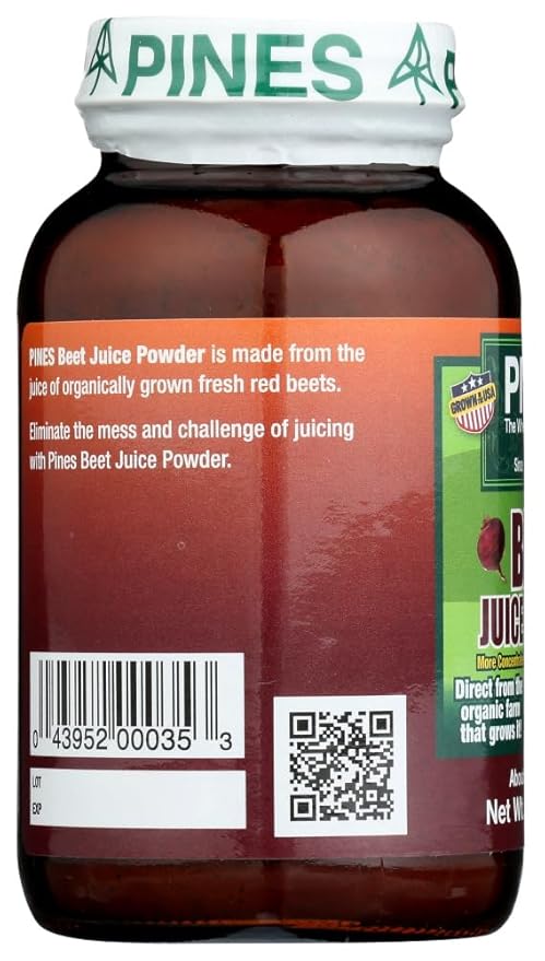 2 Packs of Pines International Beet Juice Powder - 5 Oz