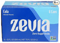 Generic Z e v i a Zero Calorie Soda cola 12 Ounce Cans (Pack of 6)