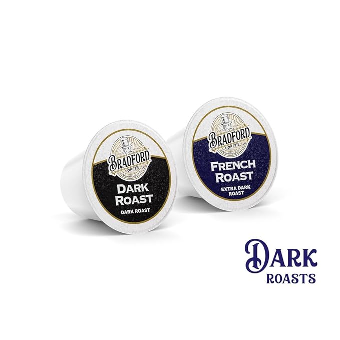 100ct Variety Pack for Keurig K-cups® 8 Assorted Single Cup Sampler 20% more coffee per cup by Bradford Coffee