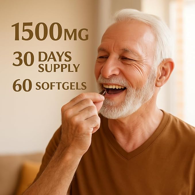 1500 MG Liposomal NAD+ 98%+ Absorption NAD+ Supplement for Women &amp Men with TMG for Aging Defense Cellular Energy Heart &amp Brain Function Longevity 60 Softgels
