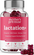 Mother's Promise Lactation Supplement Gummies for Breast Milk Production Increase | Postnatal Lactation Support for Breastfeeding Nursing &amp Lactating with Fenugreek Moringa &amp Milk Thistle |
