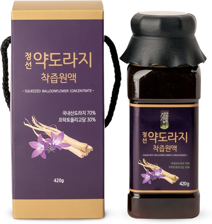 Korean Bellflower Root Extract (Doraji) Concentrate – Natural Plant-Based Concentrate for Throat Support 420g