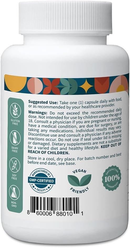 Pattern Wellness Odorless Organic Garlic - 1000mg - Supports Circulatory &amp Immune Health - Non-GMO Gluten Free Vegan - 90 Capsules