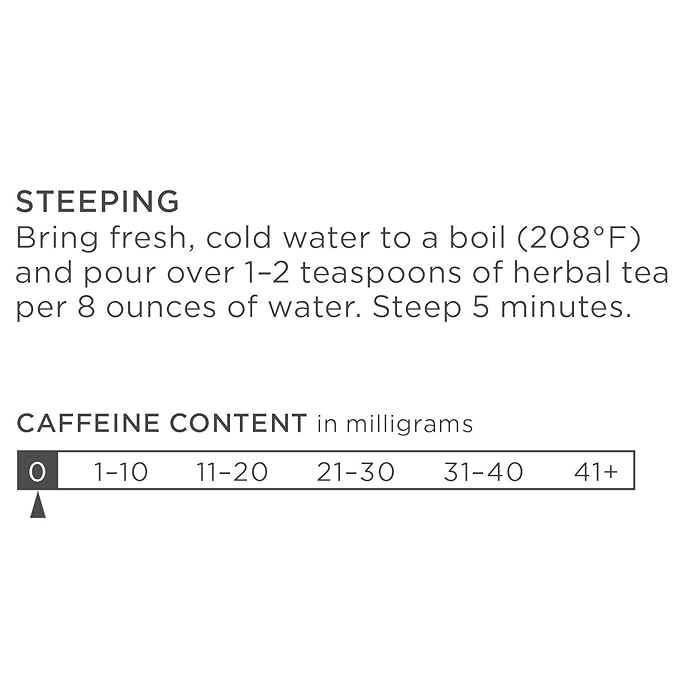 Tea Forte Radiance Premium Loose Leaf Caffeine-Free Herbal Tea Blend Canister Makes 35-50 Cups