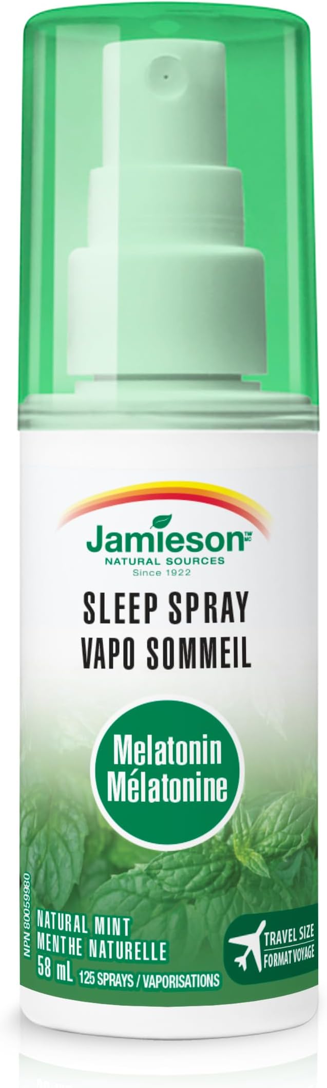 Jamieson Melatonin Sleep Spray- Natural Mint Flavour 58ml