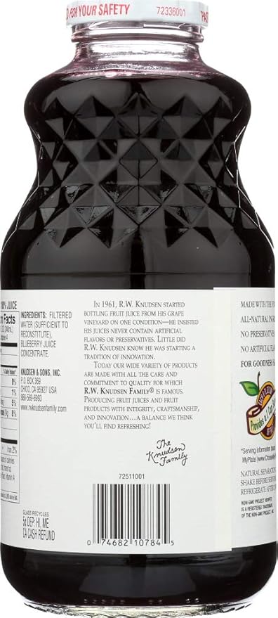Knudsen Just Juice Blueberry 32 fl.oz(Pack of 3)