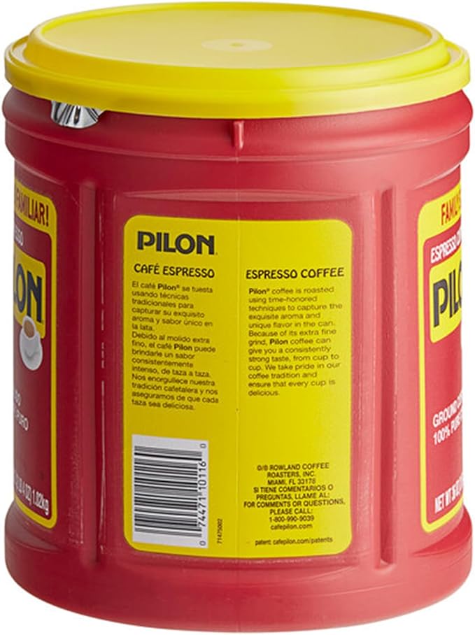 Espresso Ground Coffee Can 36 oz. WS-110PLCN0116-NPF