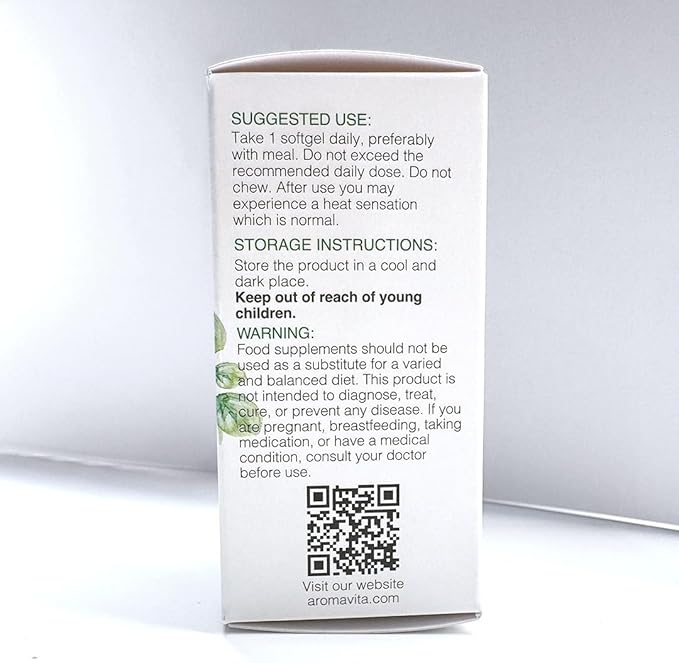 Oregano &amp Black Seed Oil Softgels –Natural Carvacrol &amp poten Pure Black Seed Oil – 7mg Thymoquinone– Organic Vegan Non-GMO – Immune &amp Wellness Support – 60 Capsules