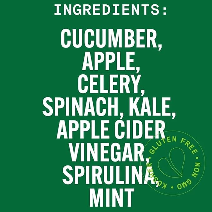 Pure Green Cold Pressed Shots - Green Boost - Fresh Functional Blend with Ginger &amp Lemon - Natural Gluten Free Non-GMO No Artificial Colors or Flavors - Made from Real Fruits &amp Veggies - 2o