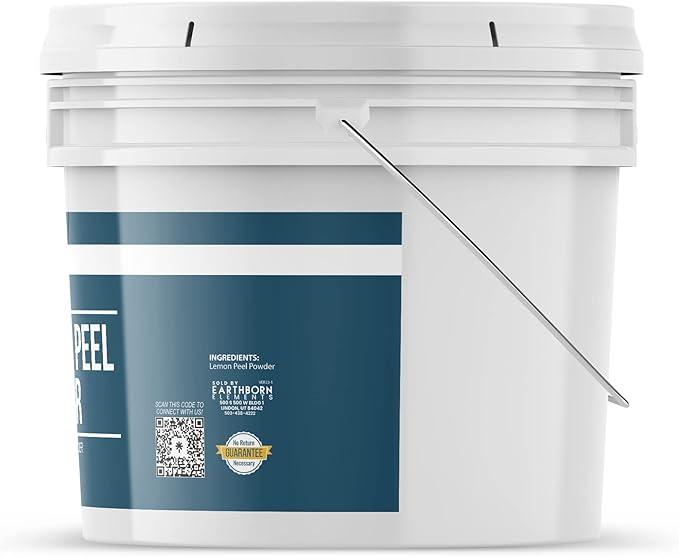 Earthborn Elements Lemon Peel Powder 1 Gallon Pure &amp Natural No Additives Food Grade