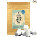 Coffee Benaery I Want Them All Swiss Water Process Decaf Flavored Coffee Pods (20ct) - 20 Unique Flavor coffee pods