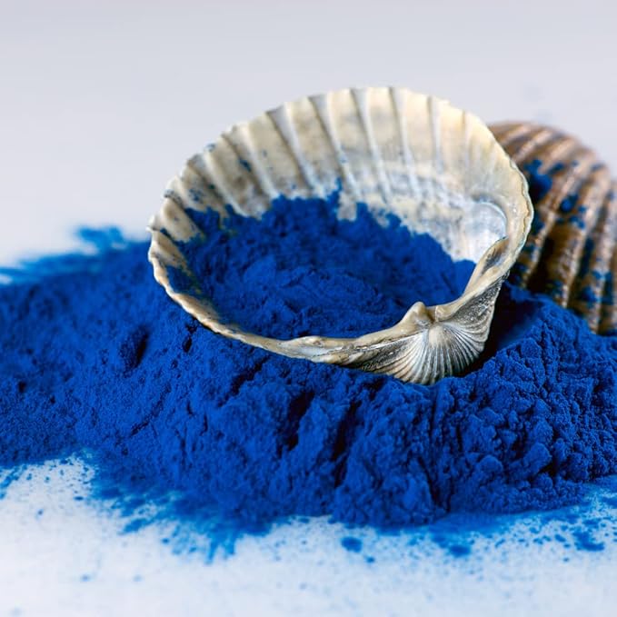 Ellie's Best Organic Blue Spirulina Powder Superfood Supplement - Odorless - 3LB Bulk - Vegan Non GMO Gluten-Free Dairy-Free Brilliant Blue Food Coloring - Pure Water Extracted