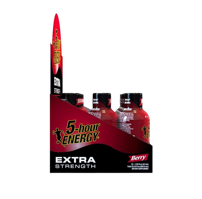 5-hour ENERGY Shot Extra Strength Berry 1.93 Ounce 24 Count