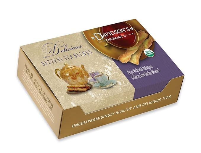Davidson's Organics Assorted Dessert Teas 100-count Individually Wrapped Tea Bags