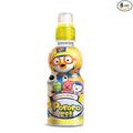 Paldo Fun &amp Yum Pororo Kids Tropical Fruit Flavor Drink Pack of 8 Fruit Juice Drinks with Comfortable Push-Pull Sports Cap Perfect Drink for Children 7.95 fl oz. x 8