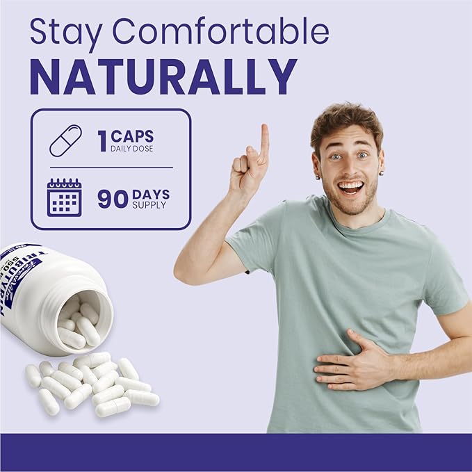 Tributyrin Supplement 550mg Advanced Butyrate Form for Gut Health 60% Standardized More Effective Delivery Than Sodium Butyrate 90 Capsules Non-GMO &amp Gluten Free Postbiotic Supplement