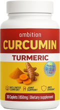 Curcuyin Turmeric Curcumin Supplement 850mg 30 Caplets