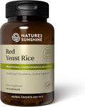 Nature's Sunshine Red Yeast Rice 120 Capsules Kosher | Helps Support The Production of Good Cholesterol in The Liver and Supports The Circulatory System