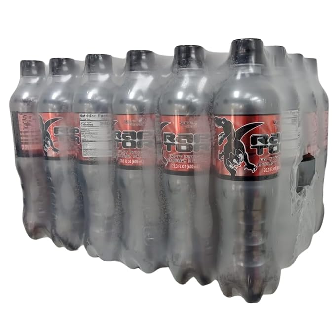 Raptor Energy Drink with Sparkling Fruit Punch Flavor Beverage 24 Pack (20.3 oz each)