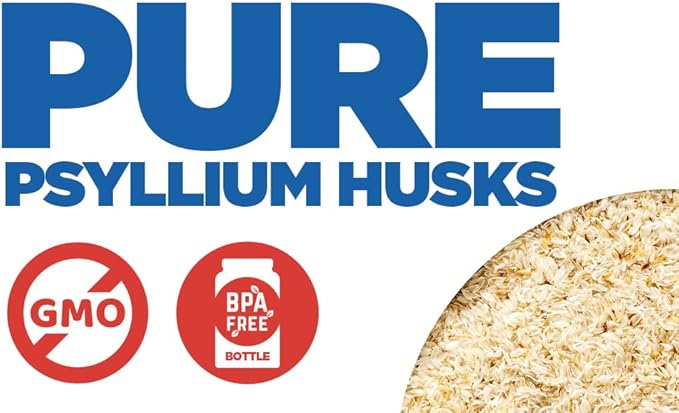 Yerba Prima Organic Psyllium Whole Husks 12 oz - Natural Dietary Fiber Supplement Non GMO Gluten Free Keto and Vegan Friendly for Regularity Support Unflavored