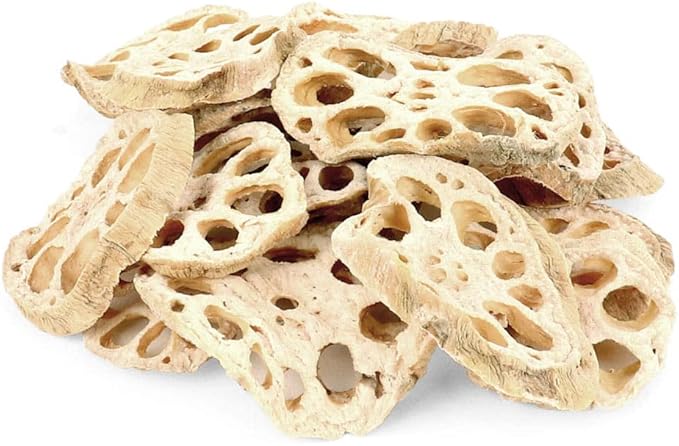 Organic Natural Pure Korean Lotus Root Dried Bulk Herbs -10.58 Ounce (300g)