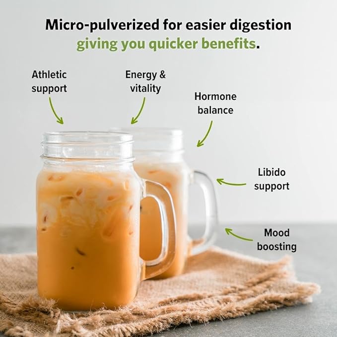 Sunfood Superfood Organic Gelatinized Maca Root Powder - Pure Raw Maca Powder for Women &amp Men Use in Coffee or Smoothie Certified USDA Organic Non-GMO Vegan Gluten Free Earth Kosher - 8 oz B