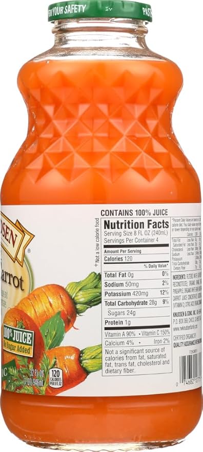 KNUDSEN JUICE ORAN CARROT ORG 32 FO