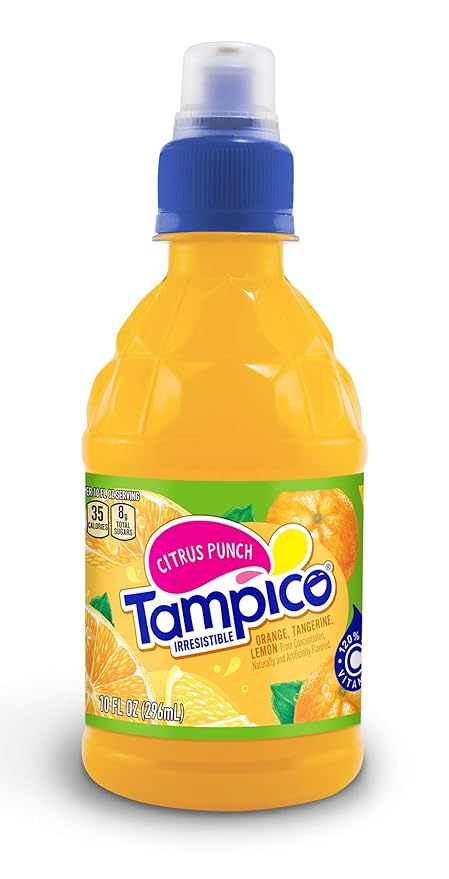 Tampico Variety Pack 12 Citrus Punch 12 Blue Raspberry Punch Naturally Flavored 1 CT