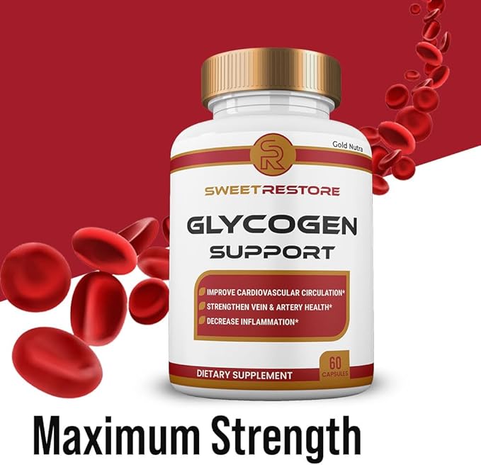 Sweet Restore Capsules All Natural Maximum Strength Sweet Restore Glyco Pills 2 Month Supply (2 Pack)