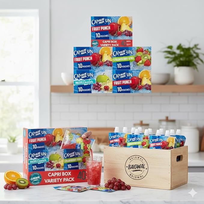 Spring Kids Juice Box Variety Pack 6 Fl Oz Boxes 40 Count