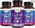 Nested Naturals Luna Kids Sleep Supplement (60 Chewable Tablets) &amp Luna Natural Sleep Aid (60 Vegan Capsules)