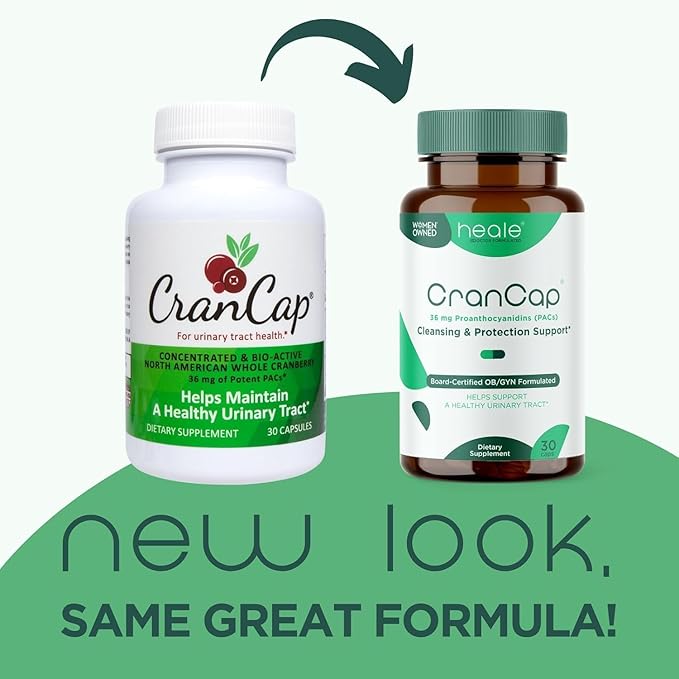 Cranberry Pills - Urinary Tract Health Cranberry Supplement - 36mg of Potent PACs - Non GMO Vegan Gluten Free - by Heale - 180 Capsules