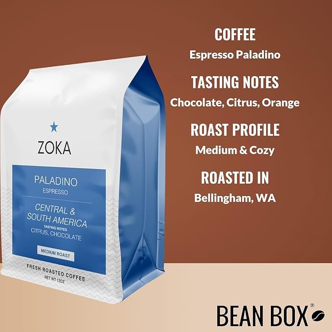 Bean Box Sampler - Roasted by Zoka 2-Pack Whole Bean Coffee Gourmet Coffee