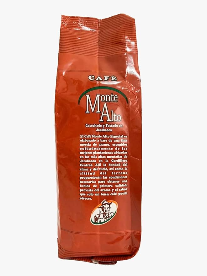 Monte Alto special Coffee premium arabic coffee from the Jarabacoa Mountains in Dominican Republic The best coffee in the caribbean Ground Coffee Premium medium roast ground coffee