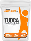 BulkSupplements.com TUDCA Powder - Tauroursodeoxycholic Acid TUDCA 500mg - TUDCA Supplement for Liver Support - Gluten Free 500mg per Serving 100g (3.5 oz) (Pack of 1)