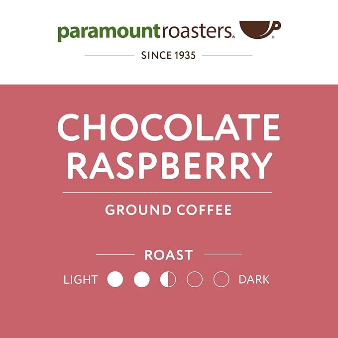 Paramount Roasters Chocolate Raspberry Ground Coffee 12 oz Pack of 3