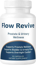 Flow Revive Prostate Wellness Supplements for Men Prostate Support Capsules with Saw Palmetto Quercetin &amp Pumpkin Seed Supports Healthy and Daily Comfort 90 Vegetarian Capsules (1)